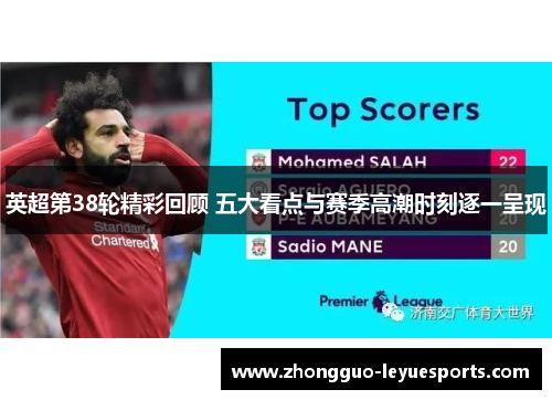 英超第38轮精彩回顾 五大看点与赛季高潮时刻逐一呈现