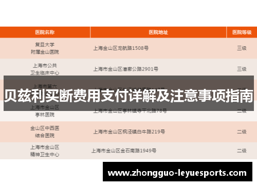 贝兹利买断费用支付详解及注意事项指南